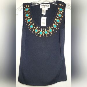 JOSEPH A. Sleeveless Top Sowthwest Style NWT Small